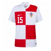 Camiseta Croacia Mario Pasalic #15 Primera Equipación Eurocopa 2024 manga corta